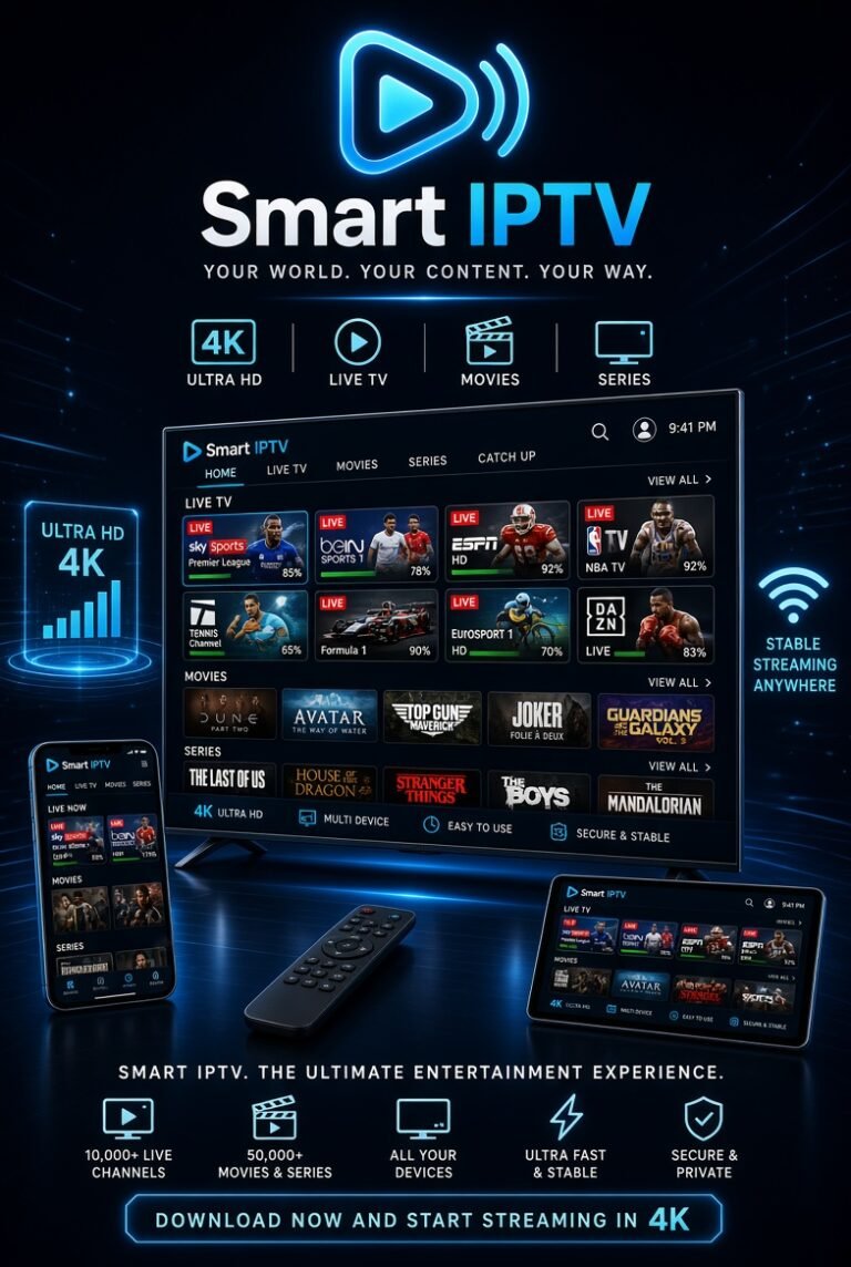 Obtenez Smart IPTV instantanément – Activation immédiate 24/7
